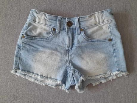 Dievčenské rifľové kraťasy veľ. 128, 128