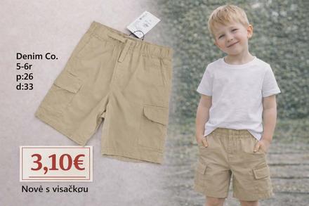 Šortky, denim co,116