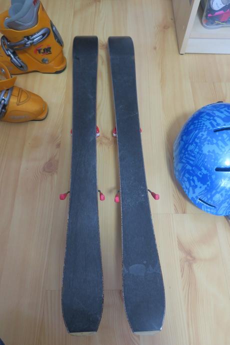 Lyže s viazaním, dľžka 80 cm pre 5-6 rokov, 80-89 cm