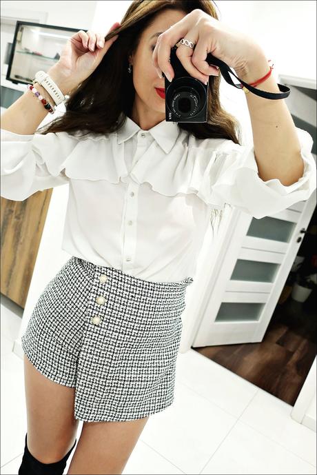 Tvídové sukňokraťasy, xs