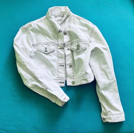 Biela riflovka, stradivarius,s