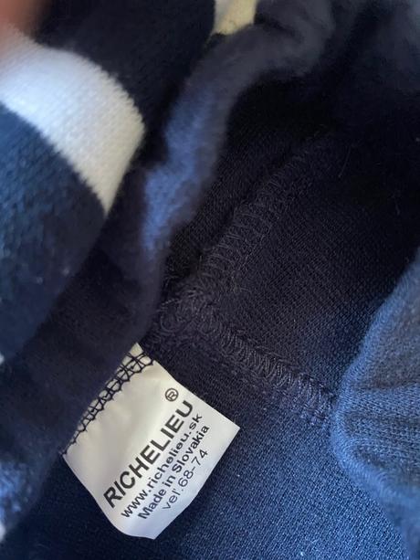 Tepláková sada mikina+tepláky richelieu 68-74, richelieu,68