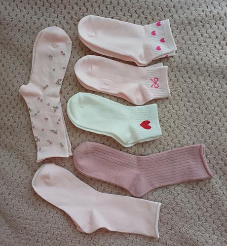 6 párov krásnych ponožiek, primark,35 / 36 / 37 / 38