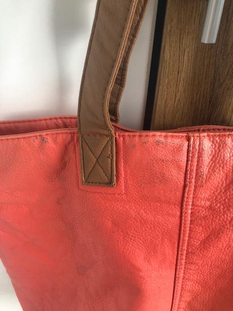 Oranzovo hneda velka kozenkova taska,