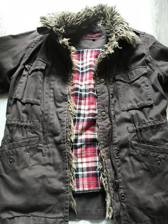 Kabátik prechodný hnedý /34 vel., 34