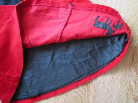 Zamatová suknička--104/110, 110