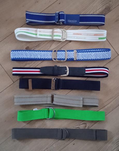 Chlapčenské farebné opasky, 