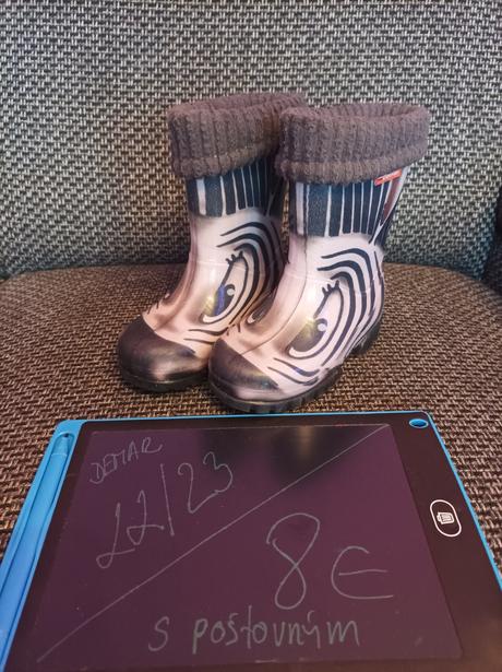 Čižmy/gumáky zateplené 22/23, demar,23