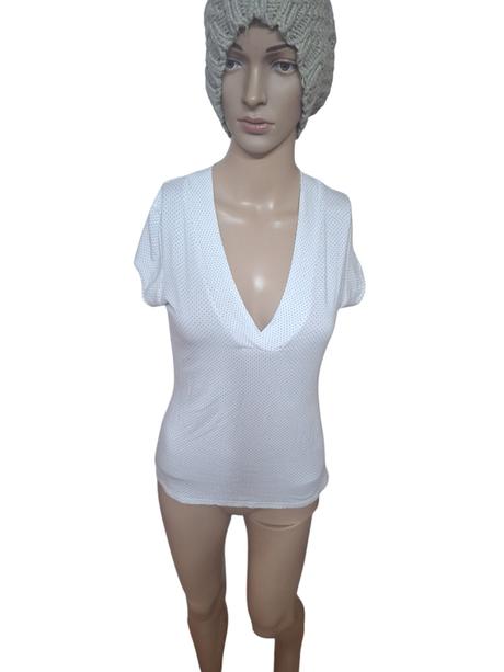 Dámske bodkované tričko, clockhouse,m