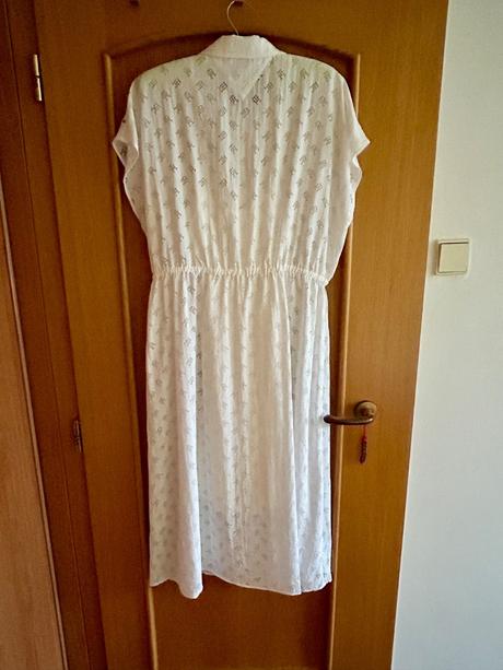 Biele šaty zn.tommy hilfiger č.38/40 so spodničkou, tommy hilfiger,l