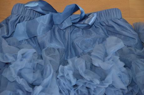 Tutu sukňa dolly stýl oceľovo modrá rôzne veľkosti, <50 - 122