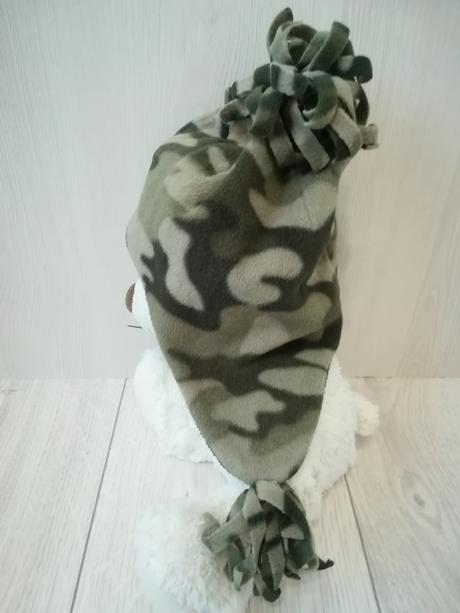 Maskáčová čiapka flísová 92, 92