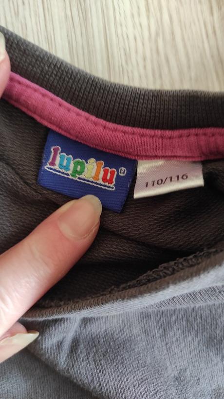 Mikinové šaty 110/116, lupilu,110