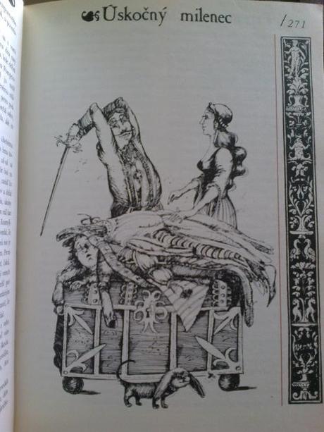 Úskočný milenec , talianské renesančné novely, 