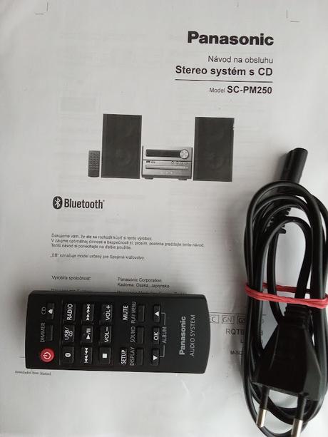 Hi-fi panasonic sa-pm250, panasonic
