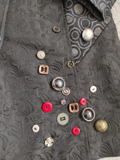 Kabát love & love na štýl desigual, s