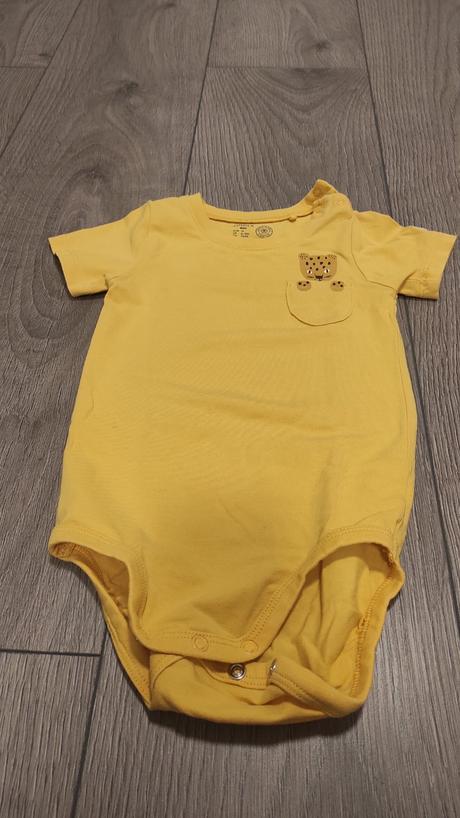 Lindex body s kratkym rukavom tigrik 74, lindex,74