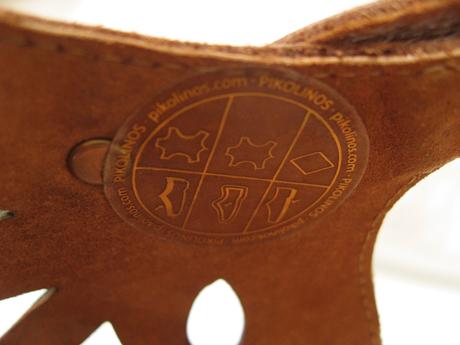 Kožené sandálky pikolinos, 38