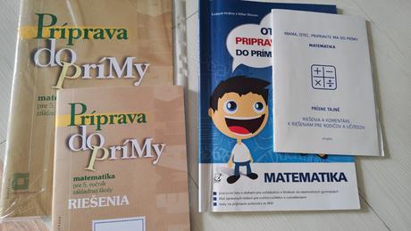 Knihy na prípravu matematika na 8.ročné gymnázium,