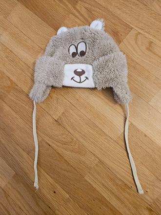 Teplá čiapka cez ušká macko 5-6m., ergee,68