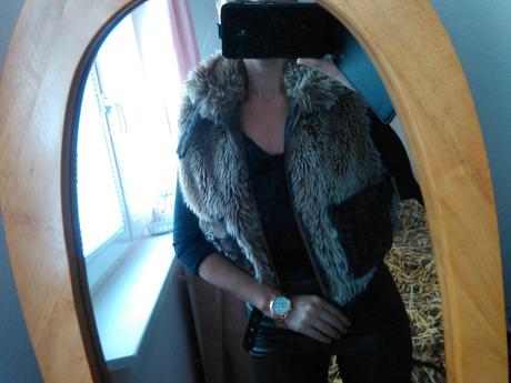 Teplá vesta s vreckami, 38