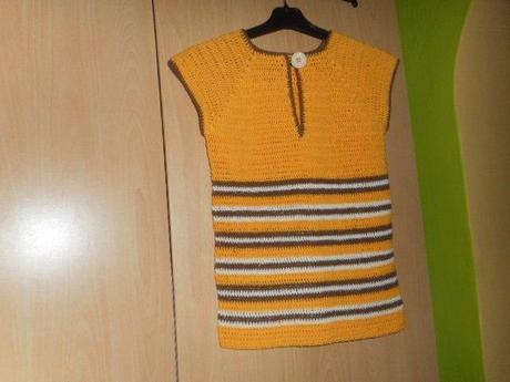 Tunika háčkovaná - veľ. 140, 140