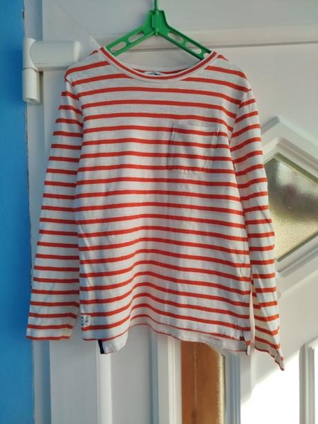 Pásikavy pulover 134/140, h&m,134