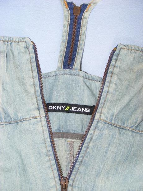 Rifľové šaty zn. donna karan, dkny,s