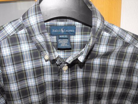 Károvaná košeľa ralph lauren, ralph lauren,146