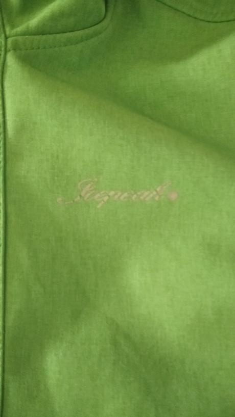 Zelená softshellová bunda, 164