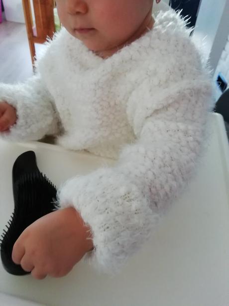 Nadherny biely hrubý pulóver f&f - 98/104, f&f,98