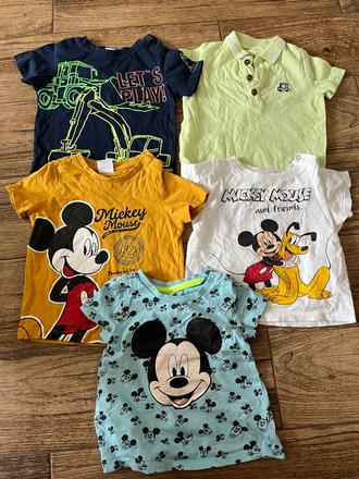 Trička 5ks, 68–80