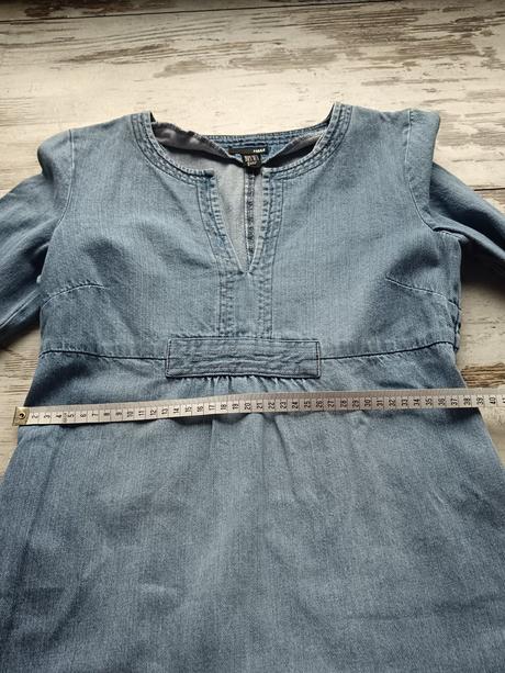 Rifľové šaty xs, h&m,xs