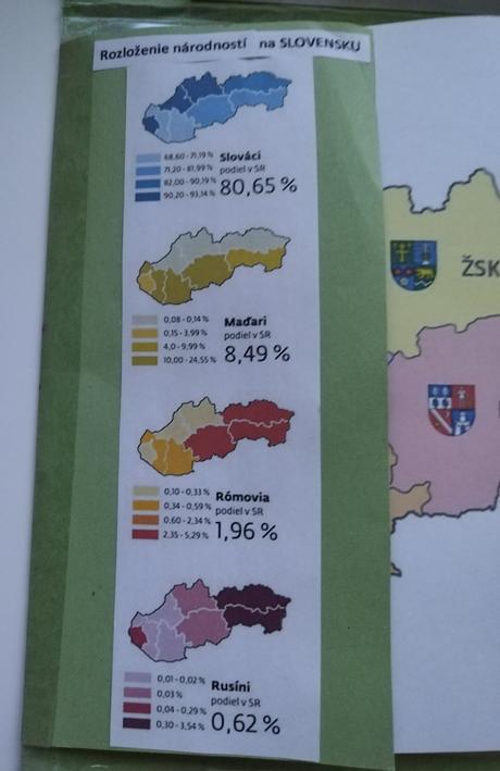 Moje slovensko, vlastivedná rozkladacia edukačná,