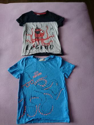 2x tricko chobotnica, 128