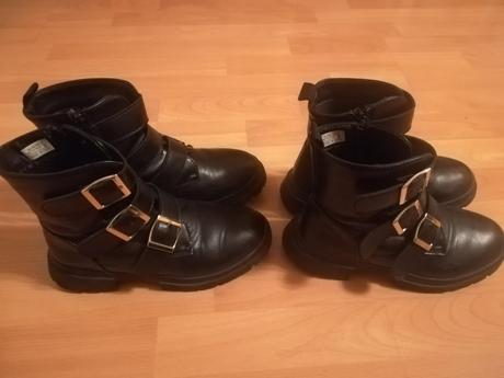 Čierne prechodné topánky, 2x, reserved,36