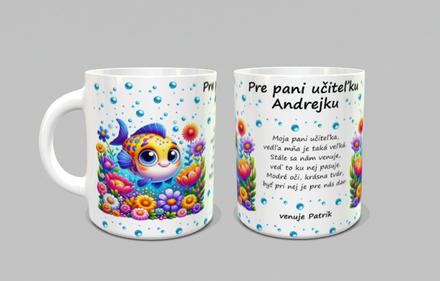 Hrnček pre pani učiteľku,