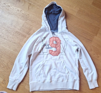 Biela mikina s vreckom vpredu-zara,č.140-146, zara,140