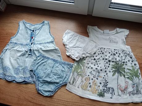 Letné šaty s nohavičkami, f&f,74