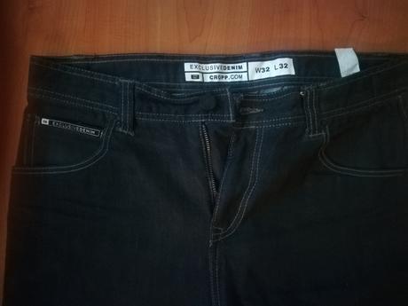 Čierne rifle pánske veľkost w32 l32 cropptown, 32