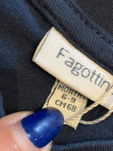 Chlapčenské tričko dlhý rukáv s nápisom (68), fagottino,68