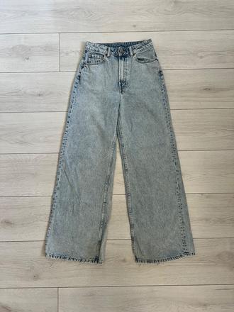 Rifle vysoký pás, h&m,xs
