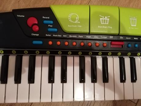 Elektrické detské klávesy piano, 