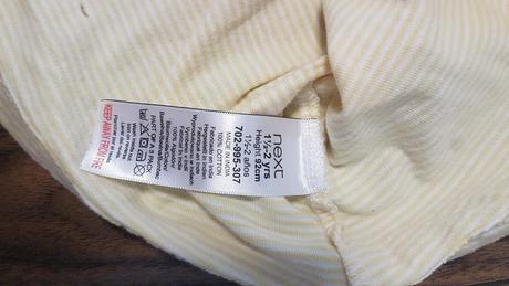 Zlte next tričko, next,92