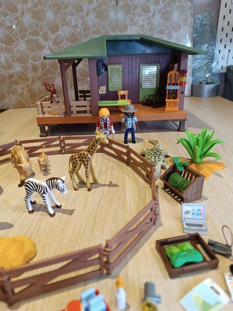 Playmobil wild life 70766 záchranná stanica, 