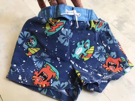 Šortky/plavky so sieťkou, 86