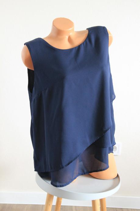 Tmavo modrý top, pimkie l/xl, pimkie,l