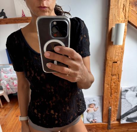 Krajkovy top scotch &soda s-m, s