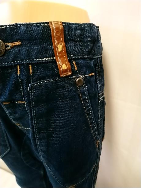 Detské tmavo modré rifle, next, 9-12 m, 80 cm, next,80