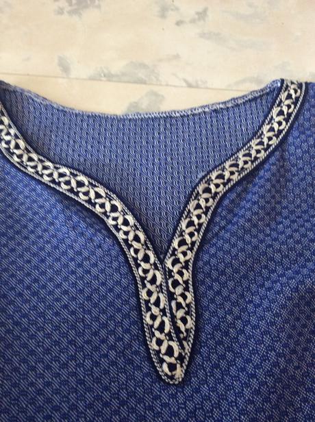 Etno bavlnené šaty over size l/xl, xl